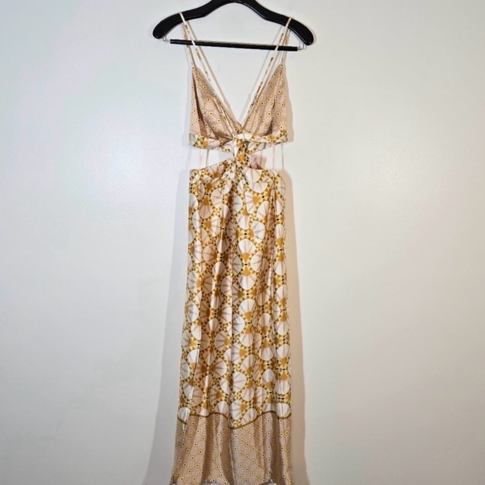 House of Harlow 1960 X REVOLVE Geo Cutout Silky Gown
